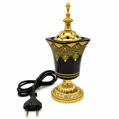 (Free Gift Bakhoor Rm25) Electric Plug Bukhoor/Oud Antique Ceramic Decoration Islamic Arab Turkish Incense burner