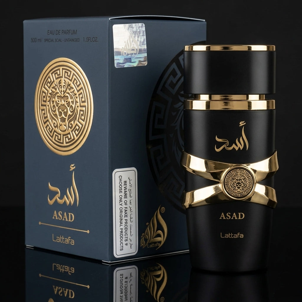 Asad Lattafa perfume asad elixir.sham Eau de Parfum, 100 ml minyak wangi lelaki tahan lama minyak tahan lama