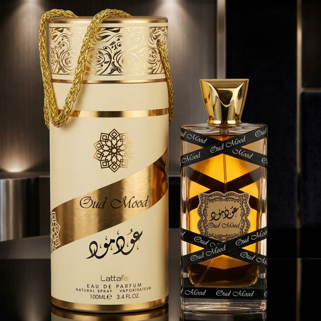 Lattafa Perfumes Oud Mood Eau De Parfum 100 Ml For Women And Men By Lattafa Perfume Spray (Original)