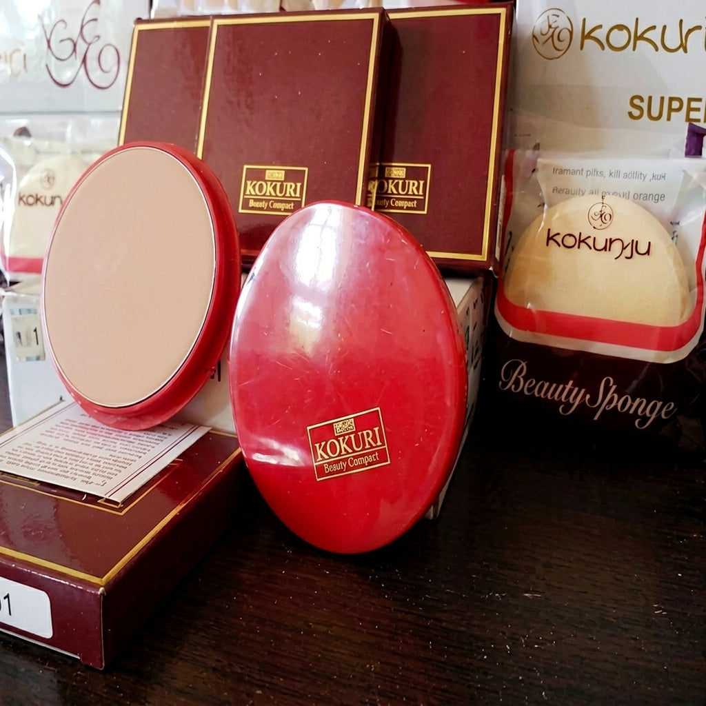 ORIGINAL Kokuryu Bedak Arab 50g + Span Halal - BELI YANG ORI foundation, moisturizer, UV protection