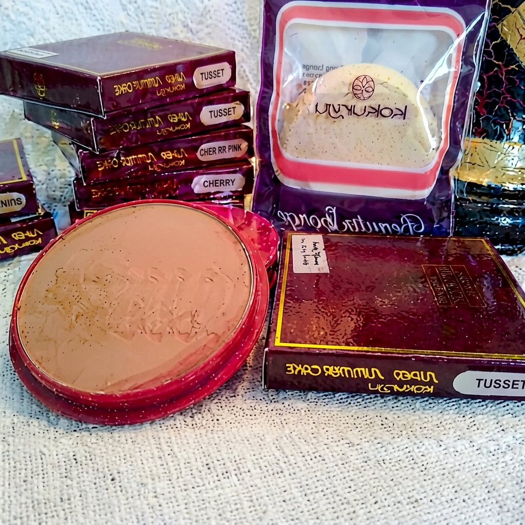 ORIGINAL Kokuryu Bedak Arab 50g + Span Halal - BELI YANG ORI foundation, moisturizer, UV protection