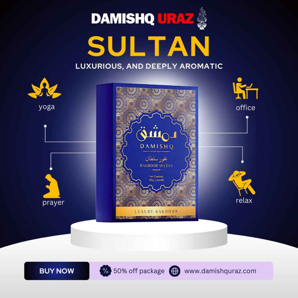 Damishq Bakhoor 40g- Damishq Bakhoor for Home & Office