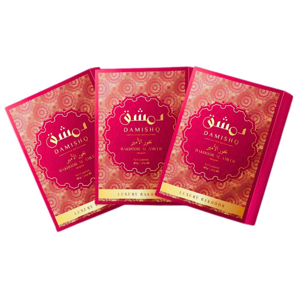 Damishq Bakhoor Al Ameer 40g - kemenyan ,oud , BUKHOOR , bakhoor oud , incense ,bukhoor set , dupa